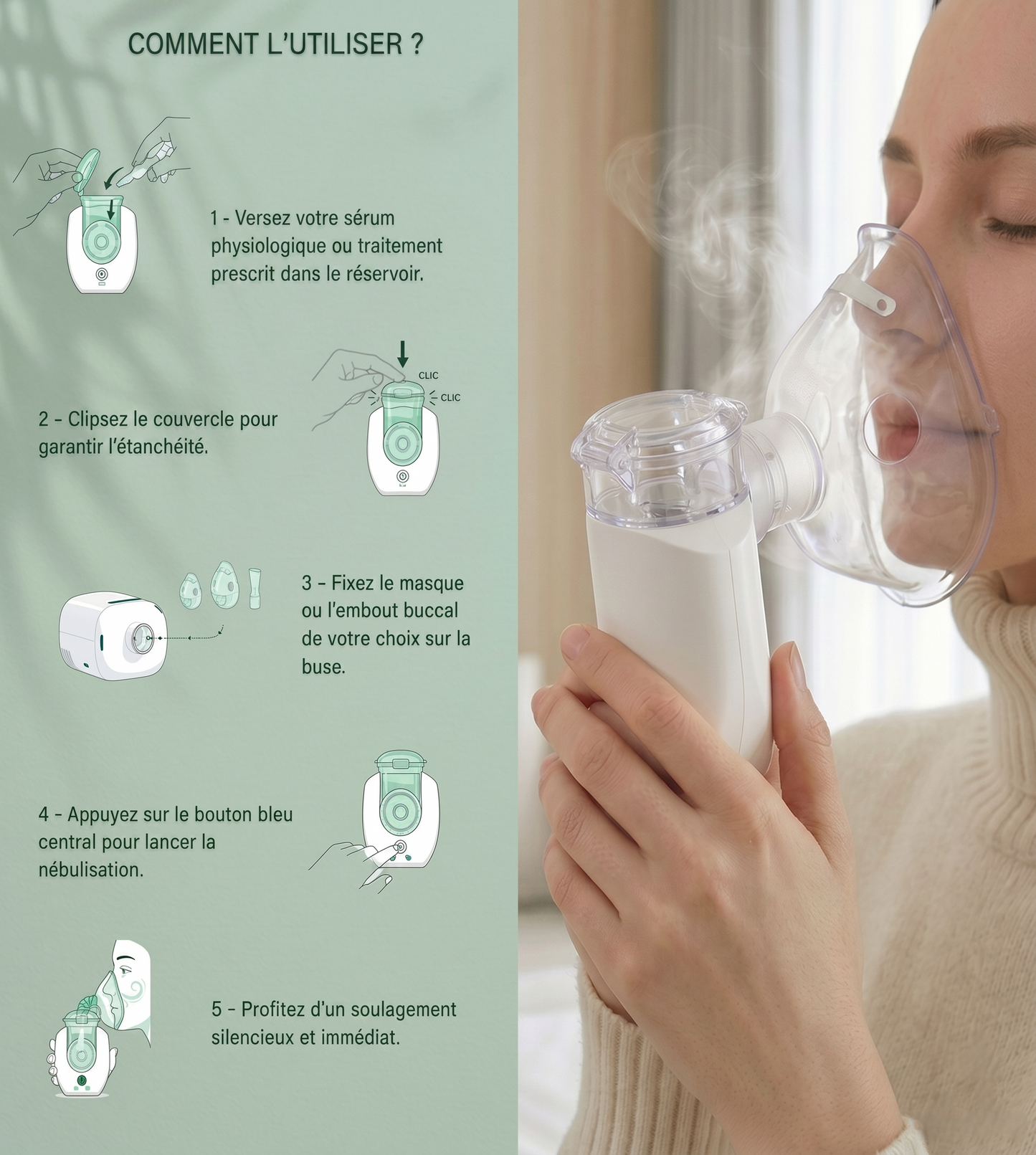 Nébuliseur Portable RespiPure™